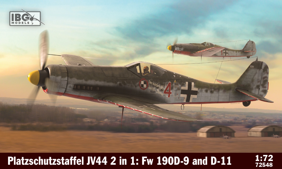 1/72 Platzschutzstaffel JV44 (Fw 190D-9 and Fw 190D-11) Dual Combo - IBG