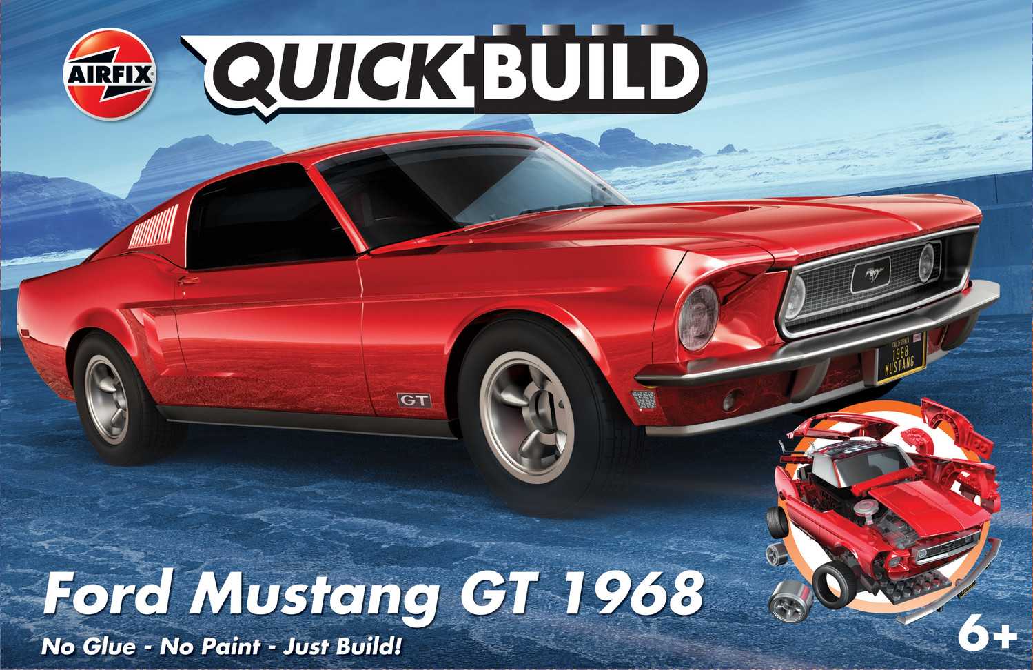 Quick Build J6035 - Ford Mustang GT 1968