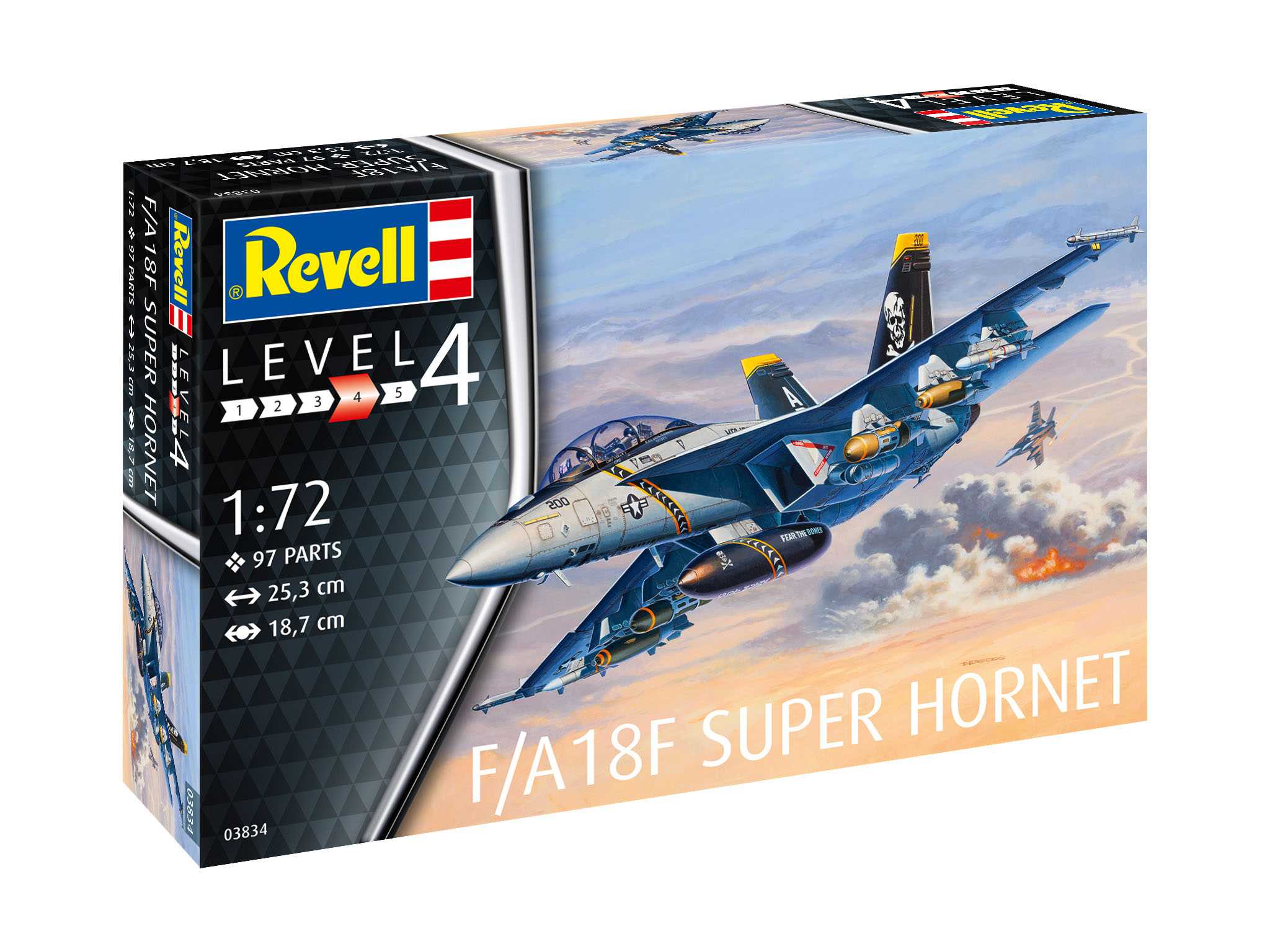 ModelSet 63834 - F/A18F Super Hornet (1:72)