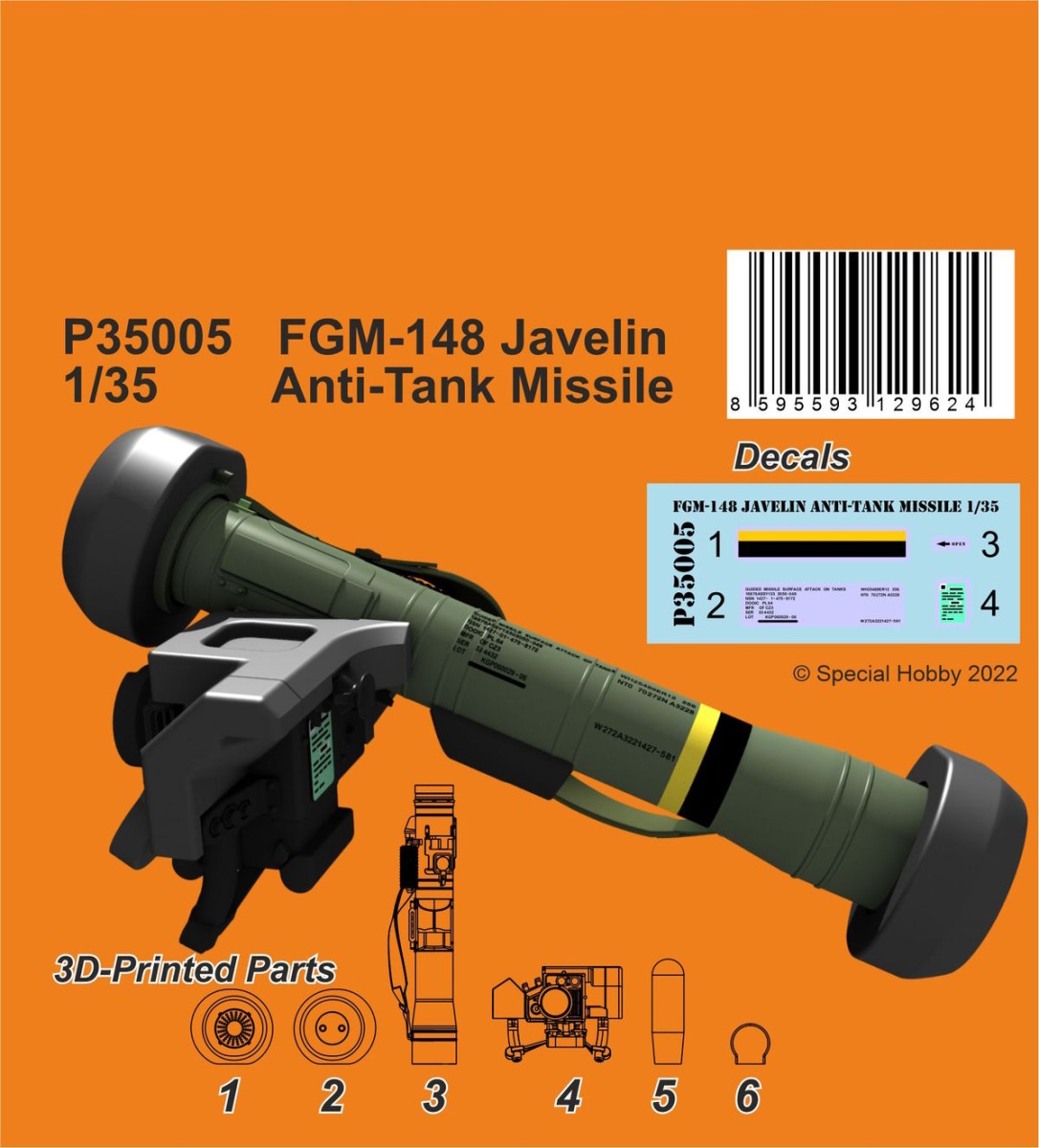 1/35 FGM-148 Javelin Anti-Tank Missile