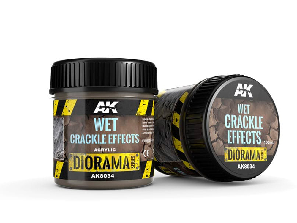 AK Dioramas WET CRACKLE EFFECTS - 100ml (Acrylic)