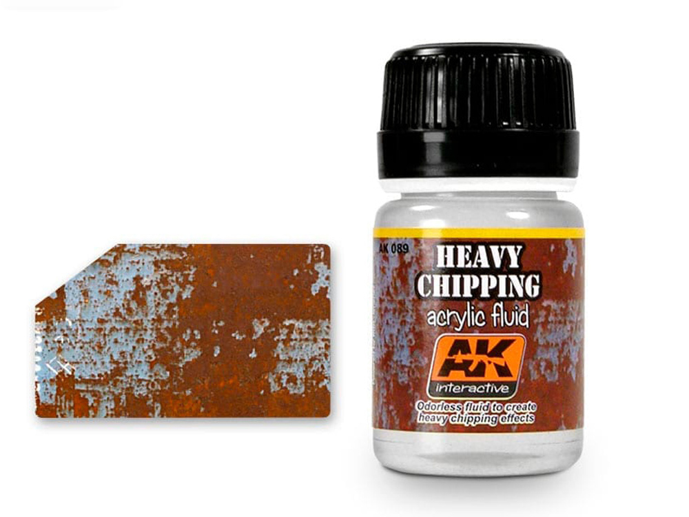 AK Enamel effects HEAVY CHIPPING EFFECTS ACRYLIC FLUID