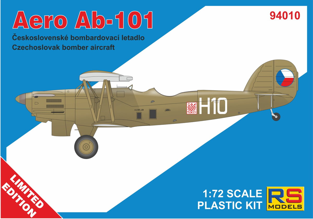 1/72 Aero Ab-101 - 1 decal v. for Czechoslovakia