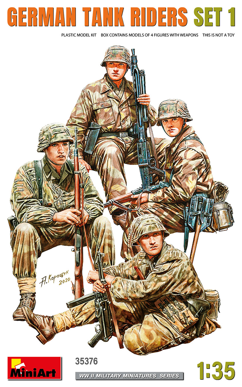 1/35 German Tank Riders Set 1 - Miniart
