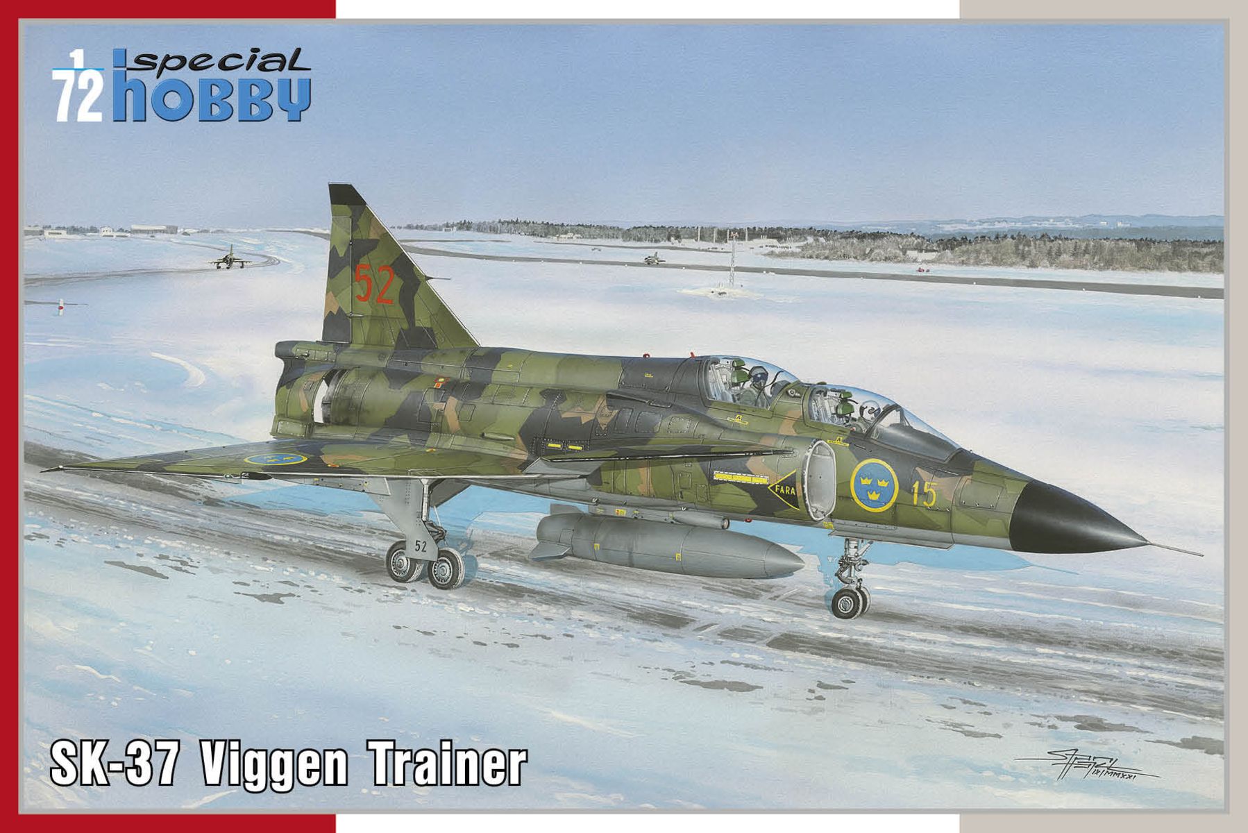 1/72 SK-37 Viggen Trainer