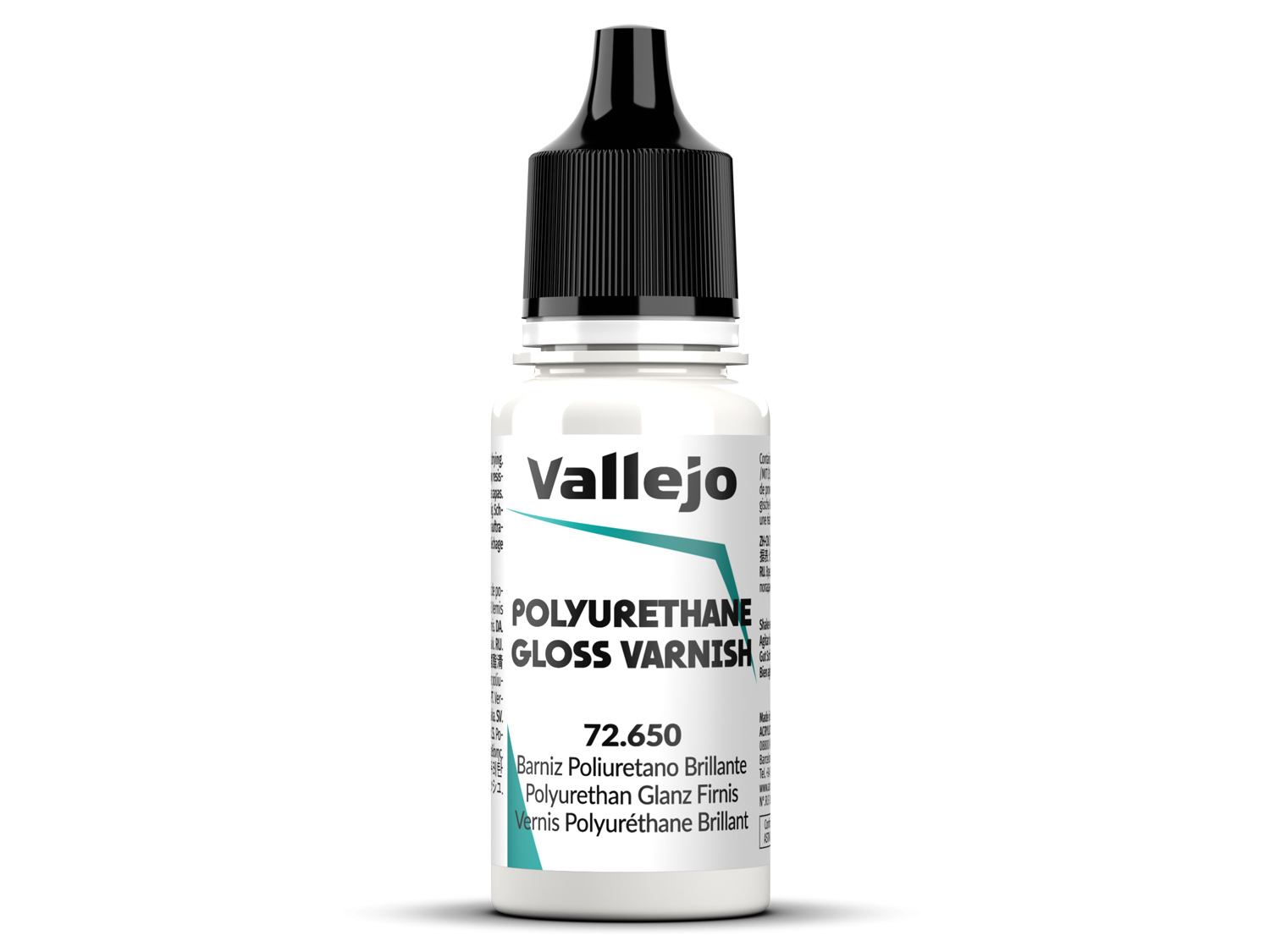 Vallejo Game Color 72650 Polyurethane Gloss Varnish Auxiliary  18 ml.