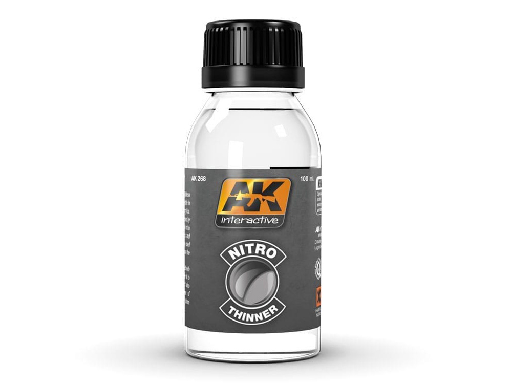 AK Auxiliary Products NITRO THINNER (FOR CLEAR COLORS AND FOR CLEANING)