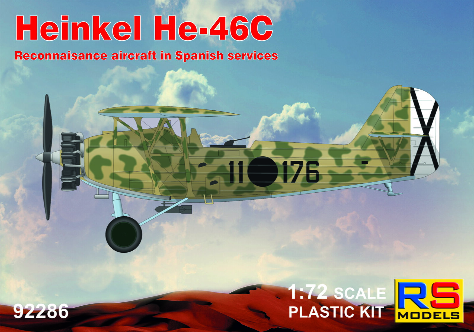 1/72 Heinkel He-46C in Spanish services - 4 decal v. for Spain, Luftwaffe