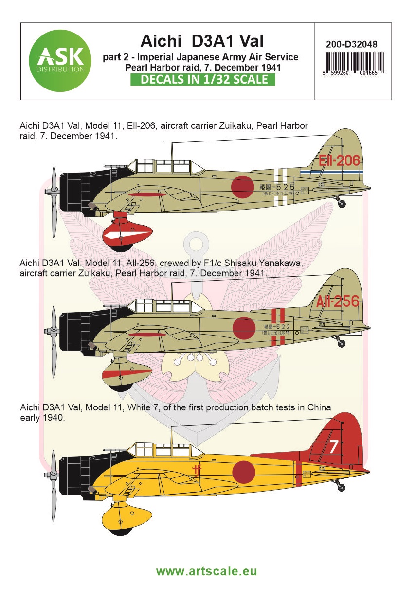 1/32 Aichi D3A1 VAL part 2 - Pearl Harbor raid / Imperial Japanese Army Air Service