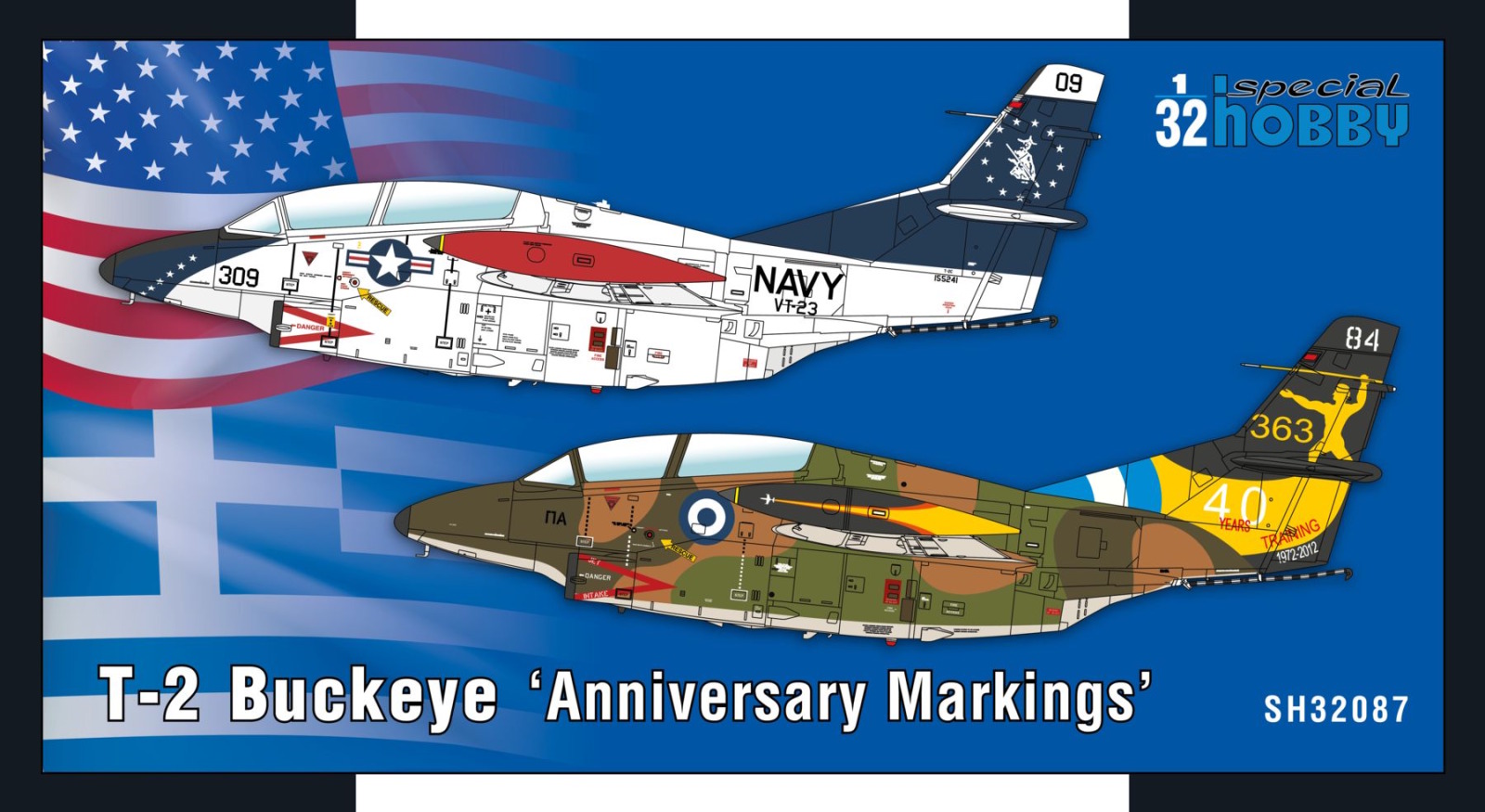 1/32 T-2 Buckeye ‘Anniversary Markings’