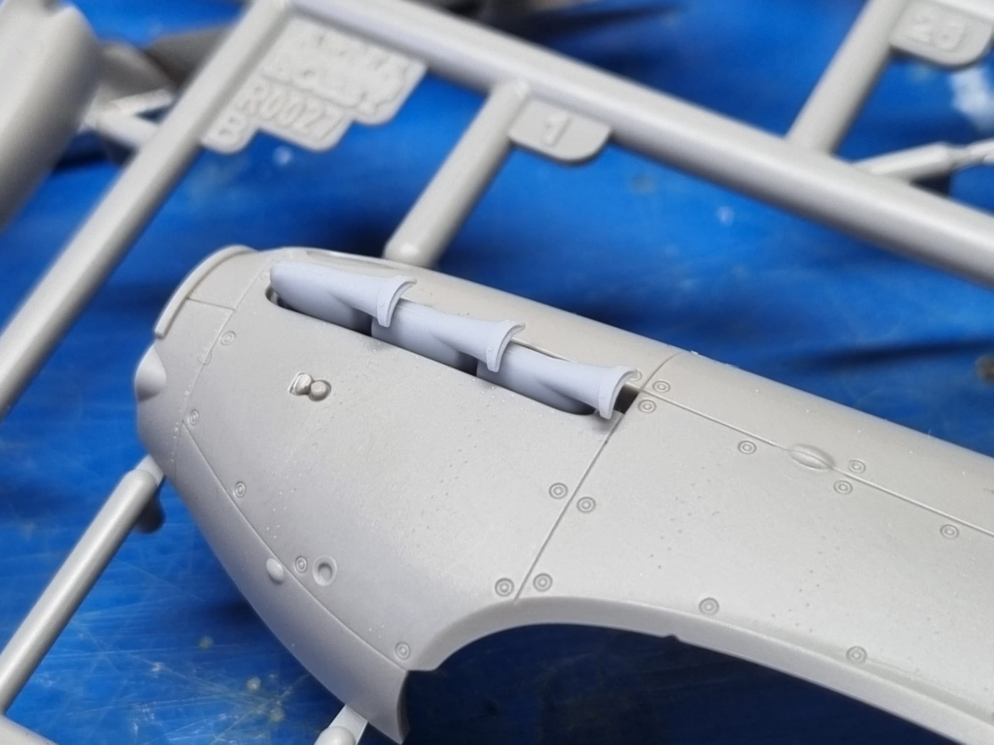 1/48 Hurricane Mk.II exhaust for Arma Hobby kit