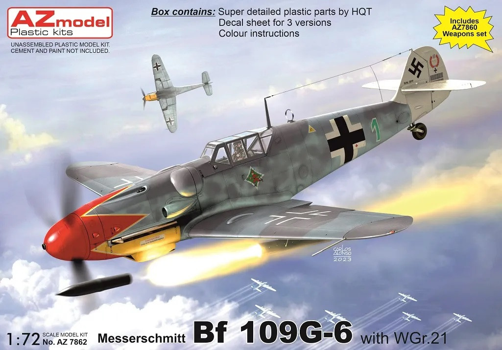 1/72 Bf 109G-6 with WGr.21