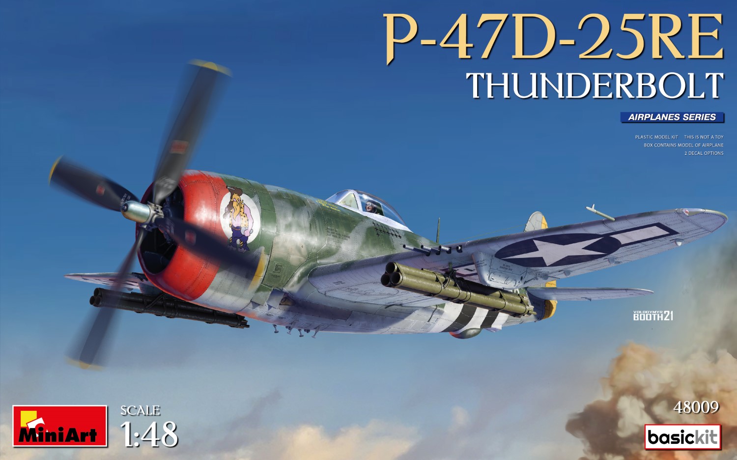 1/48 P-47D-25RE Thunderbolt. Basic Kit