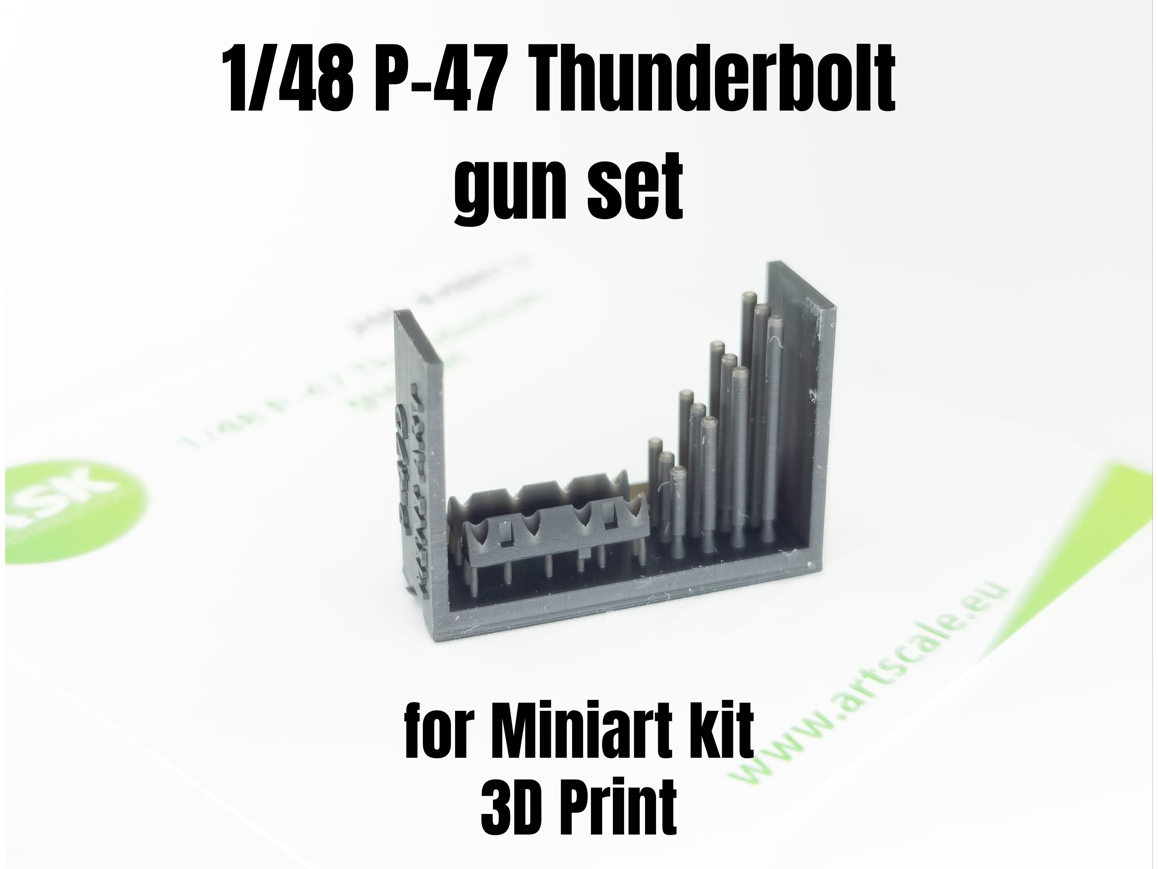 1/48 P-47 Thunderbolt gun set