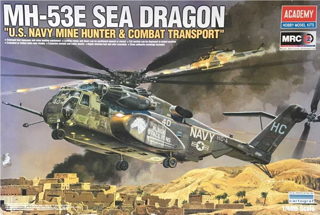 1/48 MH-53E Sea Dragon U.S. Navy Mine Hunter & Combat Transport