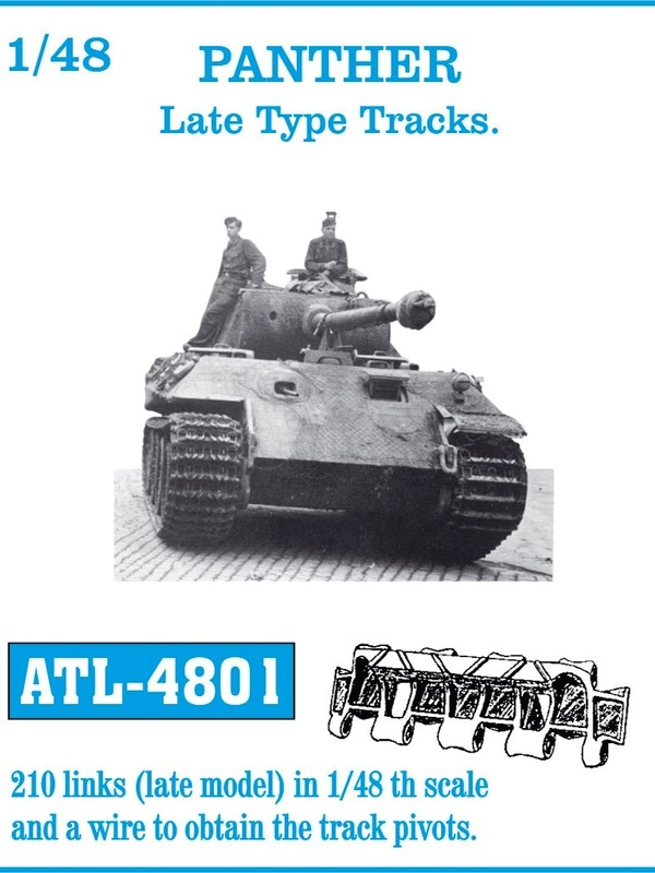 1/48 ATL-4801 PANTHER Late Type Tracks - Friul Model