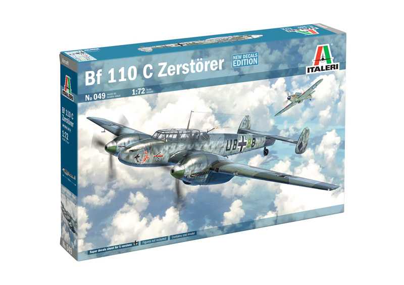 Italeri 0049 - Bf-110 C3/C4 Zerstörer (1:72)
