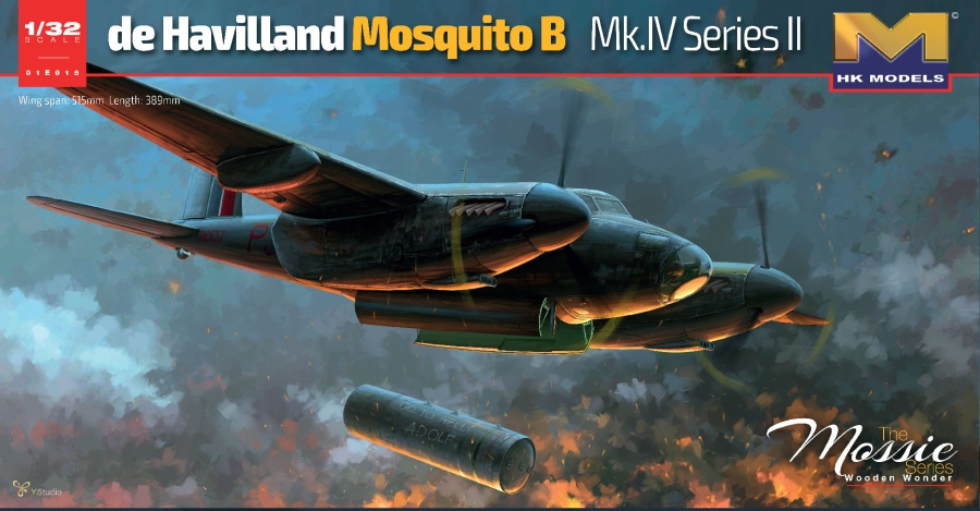 1/32 Master AM-32-083 De Havilland Mosquito NF Mk.II FB Mk.VI Pitot Tube & Arm. 