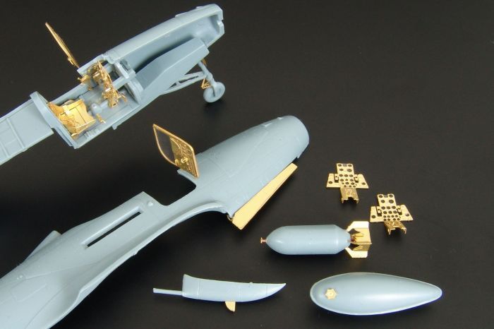 1/72 P-39Q-L-N P-400 Airacobra (RS Models kit) PE parts for RS models kit