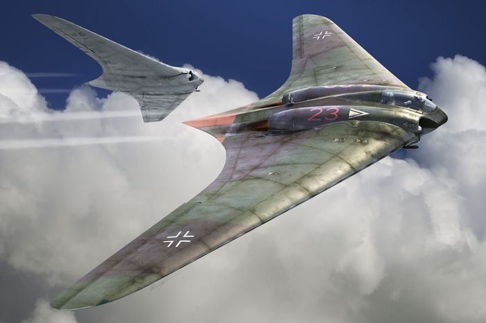 1 144 Horten Ho 229a Plastic Injection Kit Vse Pro Modelare Art Scale