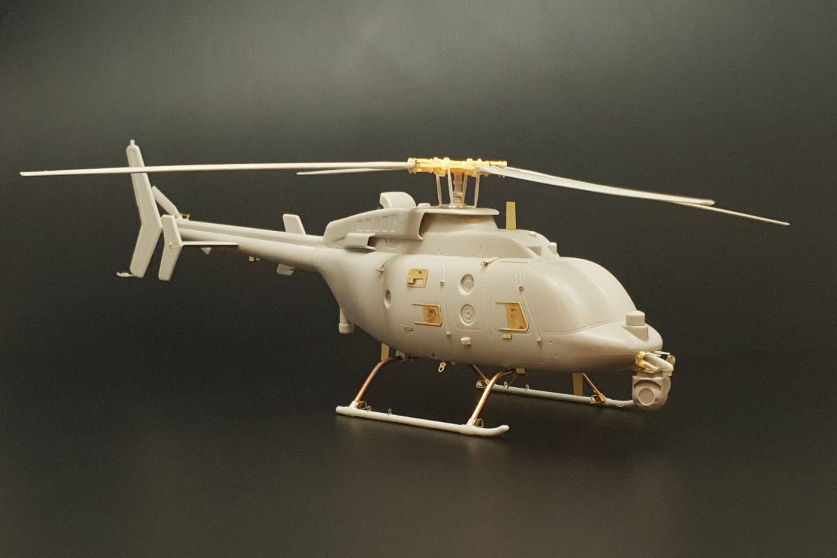 1/48 MQ-8C Fire-X Resin construction kit of U.S. drone helicopter