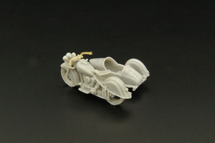 Hauler Models 1/87 Czech 1946 JAWA 250 PERAK Motorcycle with Sidecar 