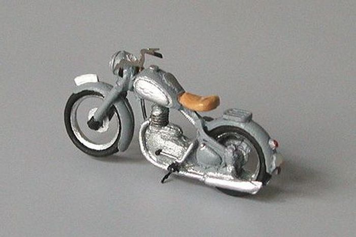 Hauler Models 1/87 Czech 1946 JAWA 250 PERAK Motorcycle with Sidecar 