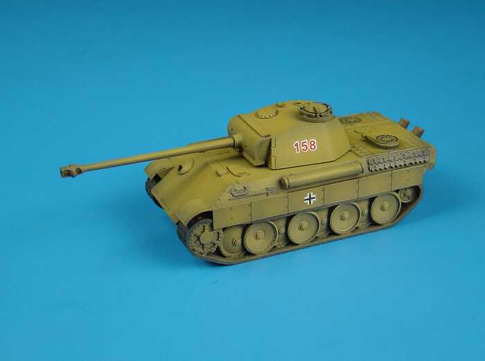 1/120 Panther ausf G kit of German tank WW2