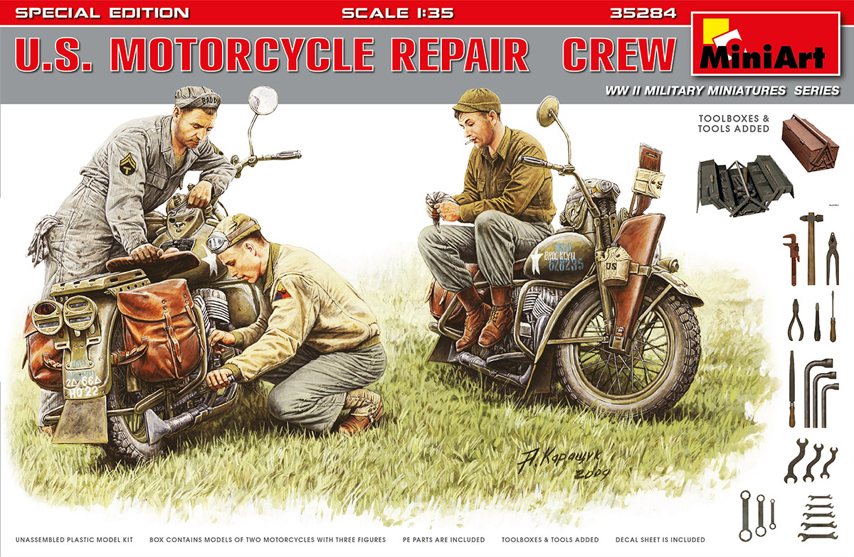 1 35 U.S. Motorcycle Repair Crew. Special Edition V e pro
