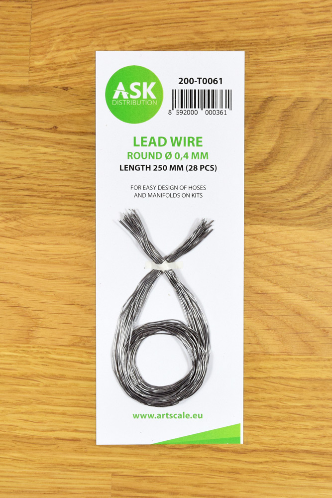 Lead Wire - Round Ø 0,4 mm x 250 mm (28 pcs)