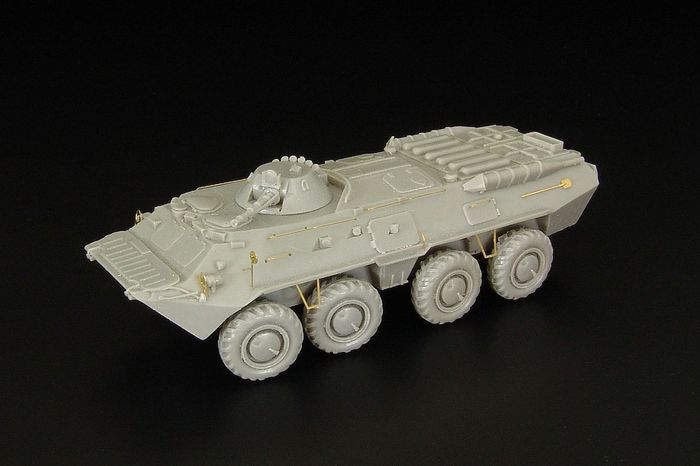 【1/144 TANK】Modern Russia BTR-80A APC Model【3D KITS+Decal】 