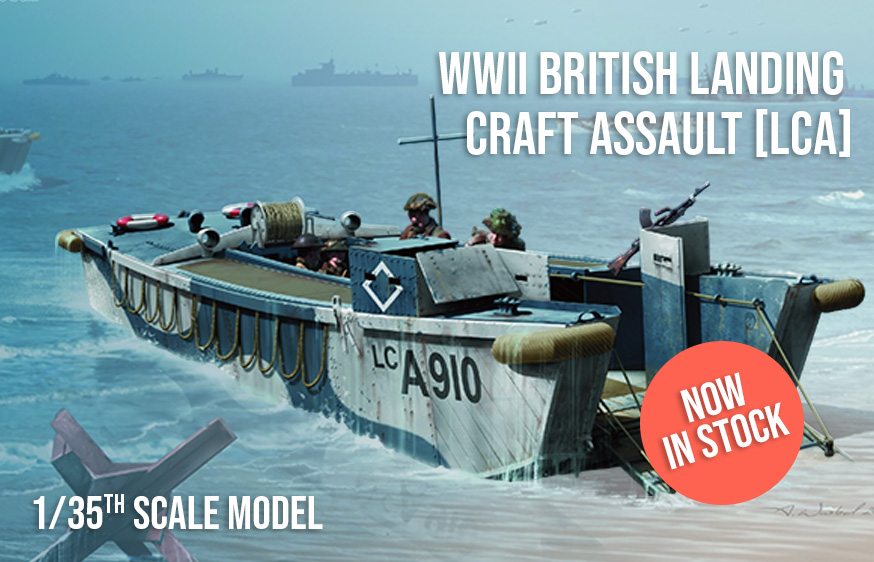 1/35 WWII British Landing Craft Assault [LCA] - Gecko EN